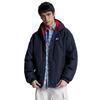 Ανδρικό Μπουφάν Tommy Jeans Tjm Reversible Quilted Jacket Navy Voyage Multi DM0DM16625-C9B
