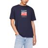 Ανδρική Μπλούζα Tommy Jeans TJM REG RWB DNA TEE Dark Night Navy DM0DM18524-C1G