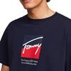 Ανδρική Μπλούζα Tommy Jeans TJM REG RWB DNA TEE Dark Night Navy DM0DM18524-C1G