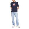Ανδρική Μπλούζα Tommy Jeans TJM REG RWB DNA TEE Dark Night Navy DM0DM18524-C1G