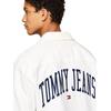 Ανδρικό Πουκάμισο Tommy Jeans Tjm Varsity Hero Overshirt Ancient White DM0DM18887-YBH