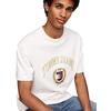 Αντρικό T-shirt Tommy Jeans Reg Gold Crest Ancient White DM0DM19690-YBH