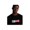 Aντρικό T-shirt Tommy Jeans Slim Entry Graphic Ext Black DM0DM20365-BDS