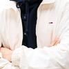 Ανδρικό Μπουφάν Tommy Jeans Essential Ext Ancient White DM0DM20655-YBH