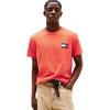 Ανδρικό T-shirt Tommy Jeans Slim Essential Flag Ext Bright Vermillion DM0DM20740-SN6