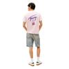 Ανδρικό T-Shirt Tommy Jeans Rlx Faded Graphic Tee Ext Precious Pink DM0DM20768-TH3