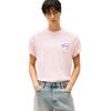 Ανδρικό T-Shirt Tommy Jeans Rlx Faded Graphic Tee Ext Precious Pink DM0DM20768-TH3