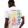 Ανδρικό T-Shirt Tommy Jeans Reg 4Clr Crest Tee Oat Marl Htr DM0DM20813-AE3