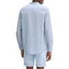 Ανδρικό Πουκάμισο Tommy Jeans Linen Mix Band Collar Colorado Blue DM0DM20876-DY6