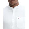 Ανδρικό Πουκάμισο Tommy Jeans Linen Mix Band Collar Ecru DM0DM20876-YBL
