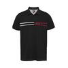 Ανδρικό Polo Tommy Jeans Slim Chest Flag Polo Black DM0DM20916-BDS