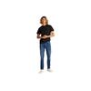 Αντρικό T-shirt Tommy Jeans Slim Linear Chest Ss Ext Black DM0DM21188-BDS
