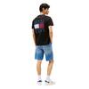 Ανδρικό T-Shirt Tommy Jeans Reg Flag Graph Bckprnt T Ext Black DM0DM21910-BDS