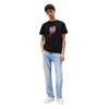 Ανδρικό T-Shirt Tommy Jeans Tjm Reg Rwb Dna Tee Black DM0DM21940-BDS