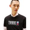 Ανδρικό T-Shirt Tommy Jeans Reg Tommy Dna Flag Tee Ext Black DM0DM21941-BDS