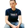 Ανδρικό T-Shirt Tommy Jeans Reg Tommy Dna Flag Tee Ext Dark Night Navy DM0DM21941-C1G