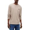 Ανδρική Μπλούζα Tommy Jeans Tjm Reg Badge Tee Ls Limestone Dust DM0DM21974-PKE