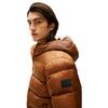 Ανδρικά Μπουφάν Tommy Jeans TJM Hooded Logo Puffer Ext Pecan Nut DM0DM22044-GVP