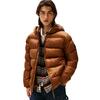 Ανδρικά Μπουφάν Tommy Jeans TJM Hooded Logo Puffer Ext Pecan Nut DM0DM22044-GVP