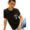 Ανδρικό T-Shirt Tommy Jeans Reg City Sign SS Tee Ext Black DM0DM22553-BDS