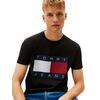Ανδρικό T-Shirt Tommy Jeans Tjm Reg Big Flag Ss Tee Ext Black DM0DM22645-BDS