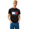 Ανδρικό T-Shirt Tommy Jeans Tjm Reg Big Flag Ss Tee Ext Black DM0DM22645-BDS