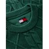 Ανδρικό Πουλόβερ Tommy Hilfiger Tjm Reg Classic Flag Cable Swtr Velvet Green DM0DM23405-MBM