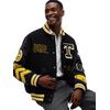 Ανδρικό Μπουφάν Tommy Jeans Tjm Letterman Wool Varsity Jkt Black Multi DM0DM23507-BDS