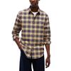 Ανδρικό Πουκάμισο Tommy Jeans Tjm Reg Flannel Check Shirt Ext Sandy Beige Check DM0DM23528-0LY