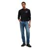 Ανδρική Μπλούζα Tommy Hilfiger Tjm Slim Signature Chest Tee Ls Black DM0DM23546-BDS