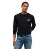 Ανδρική Μπλούζα Tommy Hilfiger Tjm Slim Signature Chest Tee Ls Black DM0DM23546-BDS
