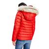 Γυναικείο Μπουφάν Tommy Jeans Basic Hooded Down Deep Crimson DW0DW08588-XNL