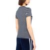 Γυναικείο T-shirt Tommy Jeans Slim Tonal Linear Tee Ext Dark Night Navy Stripe DW0DW17383-0A6