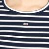 Γυναικείο T-shirt Tommy Jeans Slim Tonal Linear Tee Ext Dark Night Navy Stripe DW0DW17383-0A6