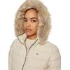 Γυναικείο Μπουφάν Tommy Jeans Basic Hooded Down Ext Newsprint DW0DW18312-ACG