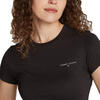 Γυναικείο T-shirt Tommy Jeans Slim Linear Black DW0DW18785-BDS