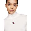 Γυναικεία Μπλούζα Tommy Hilfiger Slim Badge Mockneck Ancient White DW0DW18806-YBH