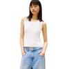 Γυναικείο Top Tommy Jeans Essential Rib Tank Ext Ecru DW0DW20673-YBL