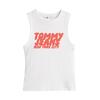 Γυναικείο Top Tommy Jeans Slim SH Bubble Tank Ecru DW0DW21339-YBL