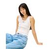 Γυναικείο Top Tommy Jeans Slim Script Rib Tank Ancient White DW0DW21369-YBH
