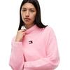 Γυναικείο Πουλόβερ Tommy Jeans Tjw Mockneck Badge Ext Pink Sugar DW0DW23349-TPF