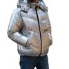 Ανδρικό Μπουφάν Karl Lagerfeld Jeans Klj Shiny Puffer Silver 240D1502-J137