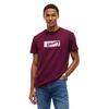 Ανδρικό T-shirt Tommy Jeans Tjm Reg Signature Tee Ext Calypso Berry DM0DM23547-V11