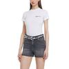 Γυναικείο Σορτς Karl Lagerfeld Klj Mr Belted Denim Short Washed Grey 241J1121-J123