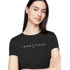 Γυναικεία T-Shirt Tommy Hilfiger Tjw Slim Linear Tee Ext Black DW0DW18398-BDS