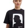 Γυναικείο T-shirt Karl Lagerfeld Regural Sslv Tee Black 245J1711-J101