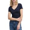 Γυναικείο T-shirt Tommy Jeans V Neck Dark Night Navy DW0DW20458-C1G