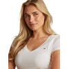 ΓυναικείοT-shirt Tommy Jeans V Neck Ecru DW0DW20458-YBL