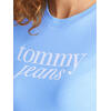 Γυναικείο T-shirt Tommy Jeans Slim Essential Logo Ext Sugarplum Blue DW0DW19447-C12