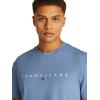 Ανδρικό T-shirt Tommy Jeans Reg Linear Logo Tee Ext Colorado Blue DM0DM20744-DY6